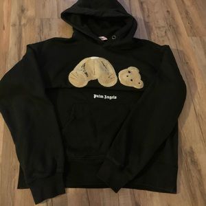 Palm angels teddy bear hoodie